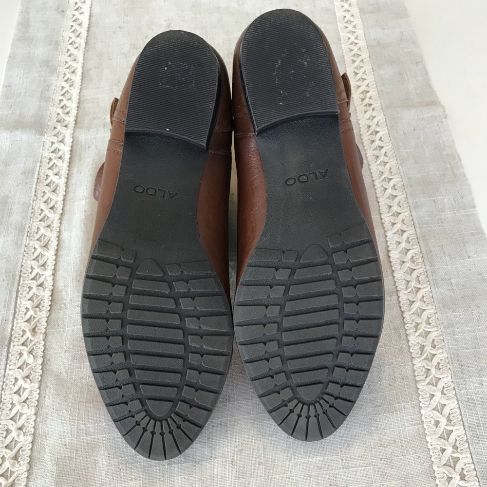 ***SOLD***Aldo tan booties with side buckles - Picture 5 of 5